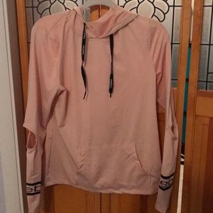 Bebe long sleeve shirt with hood